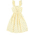 Piupiuchick Yellow Stripes w/ Little Flowers Maxi Dress (Size Down)